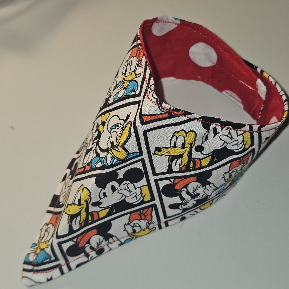 Disney Character Bandana Bib - Red, Yellow, and Black
